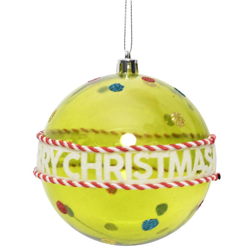DEAR SANTA - Esfera de Navidad Merry Xmas 10cm