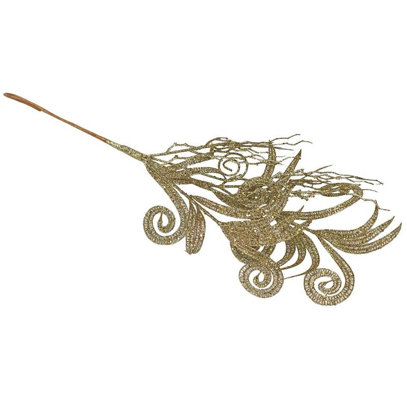 DEAR SANTA - Pick Navideño Hoja Espiral Vintage 65cm