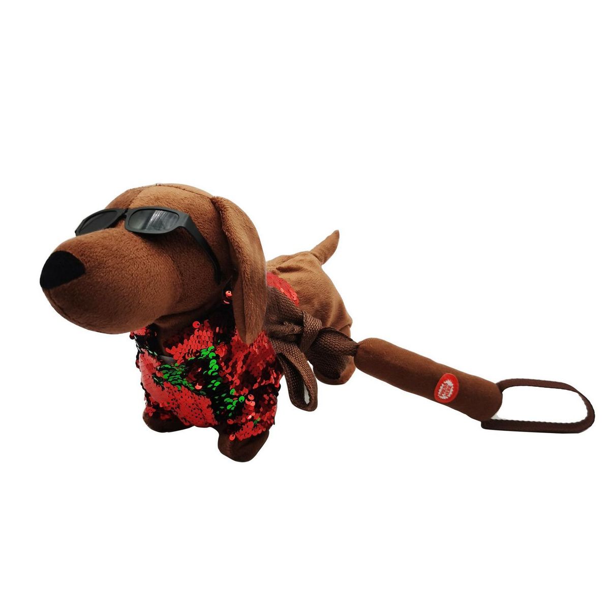 DEAR SANTA - Adorno Navidad Perro Salchicha Bailarín