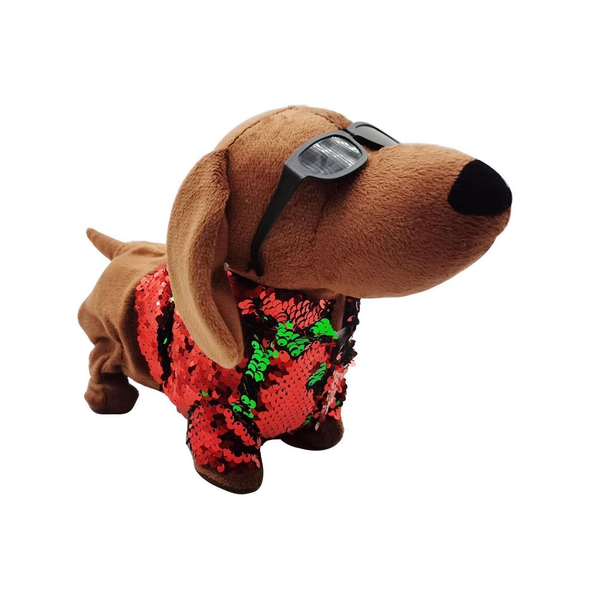 DEAR SANTA - Adorno Navidad Perro Salchicha Bailarín