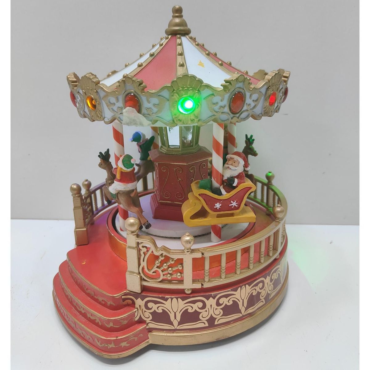 DEAR SANTA - Carrusel Iluminado Musical Navidad 23cm