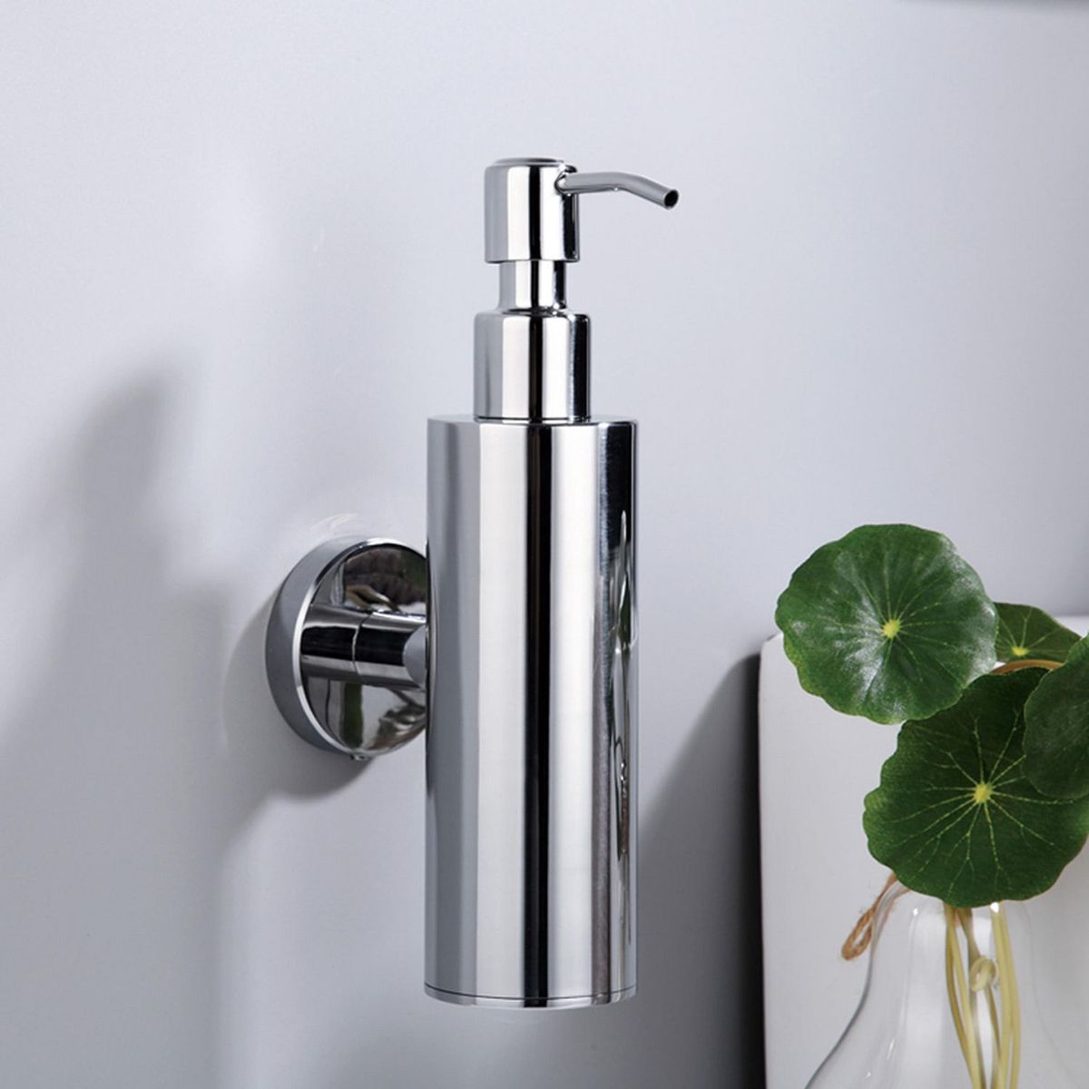 SENSI DACQUA - Dispensador Mural Jabón Cromado