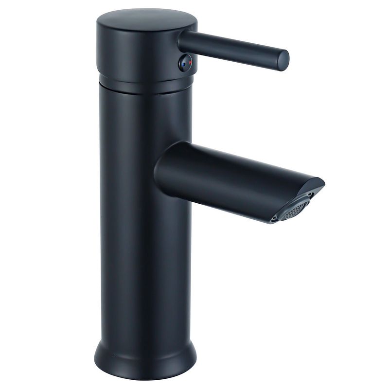 SENSI DACQUA - Llave de Lavatorio Monomando Milán Negro
