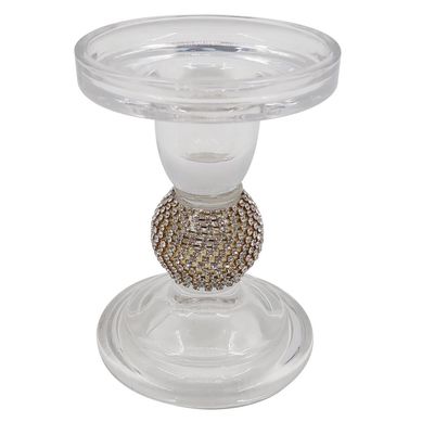 Portavela Navidad Transparente 11.4cm