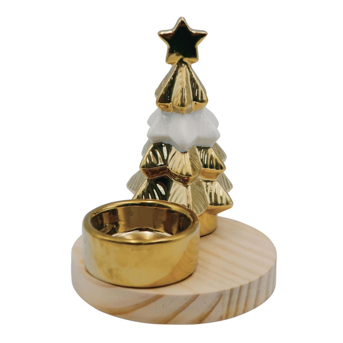 DEAR SANTA - Portavela con Árbol de Navidad 12.3cm