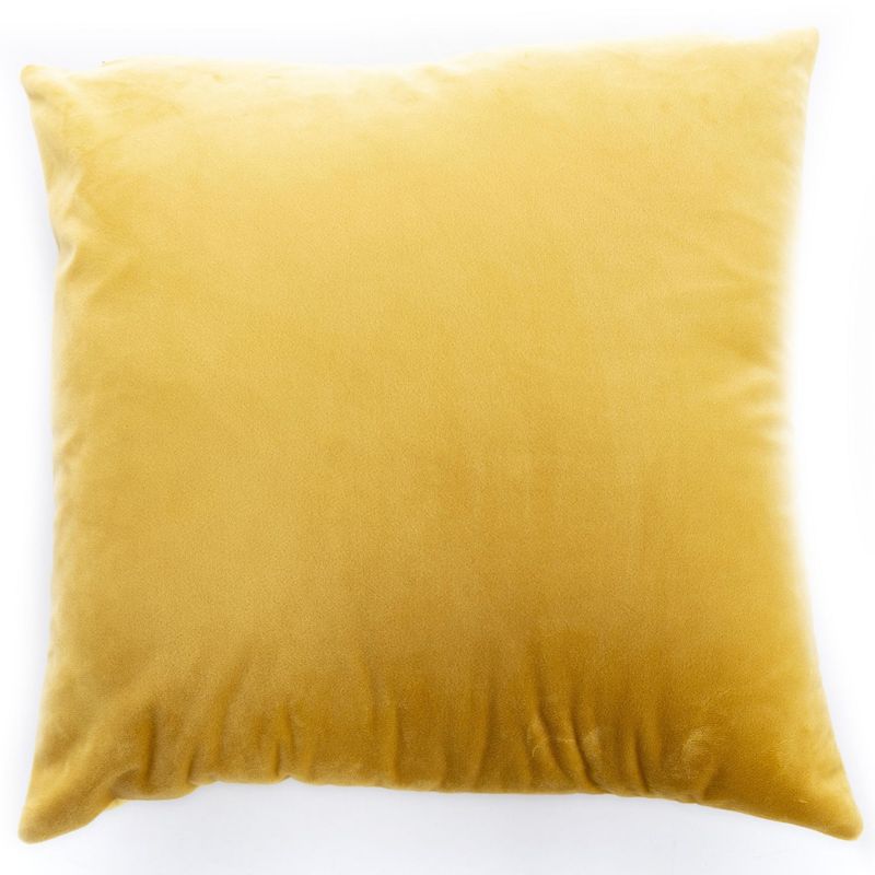 JUST HOME COLLECTION - Cojin Velvet 46x46 Mostaza