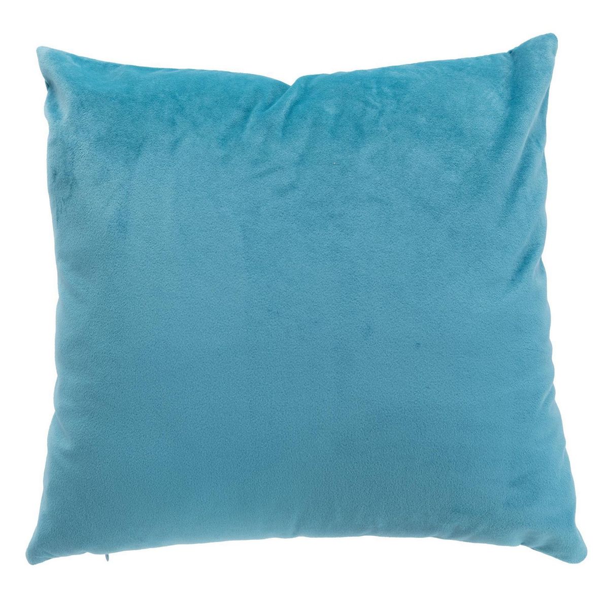 JUST HOME COLLECTION - Cojín 46x46cm Velvet Turquesa