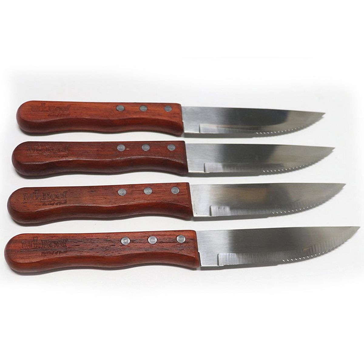 MR BEEF - Set x4 Cuchillos Parrilleros