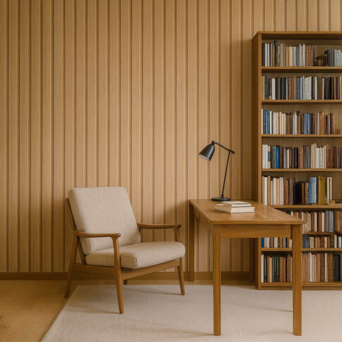 HOLZTEK - Wallpanel Interior Brown 240x12cm 0.28m2 - Venta por unidad