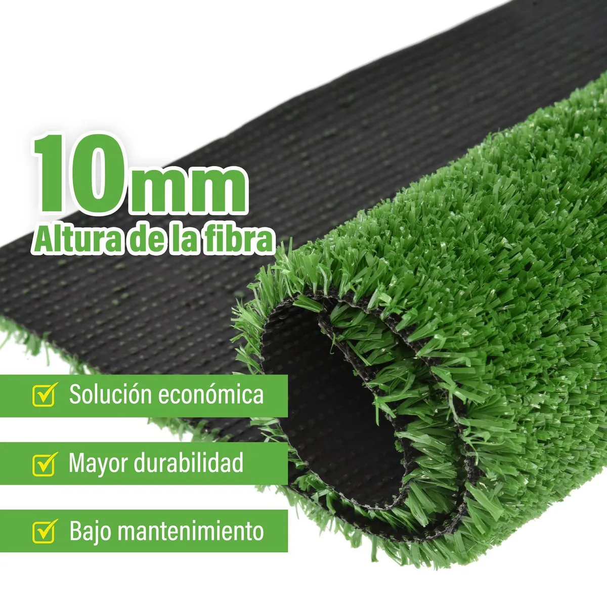 JUST HOME COLLECTION - Pasto Sintético de 10MM x M2