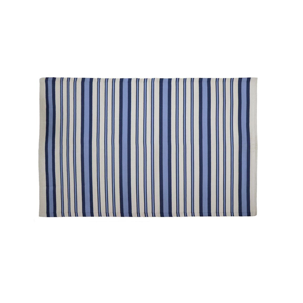JUST HOME COLLECTION - Alfombra de Terraza Moderno Azul/Blanco 230x160cm