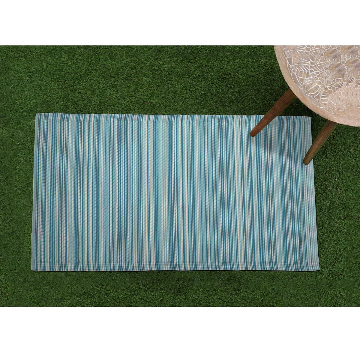 JUST HOME COLLECTION - Esterrilla de Playa 90x180cm Celeste