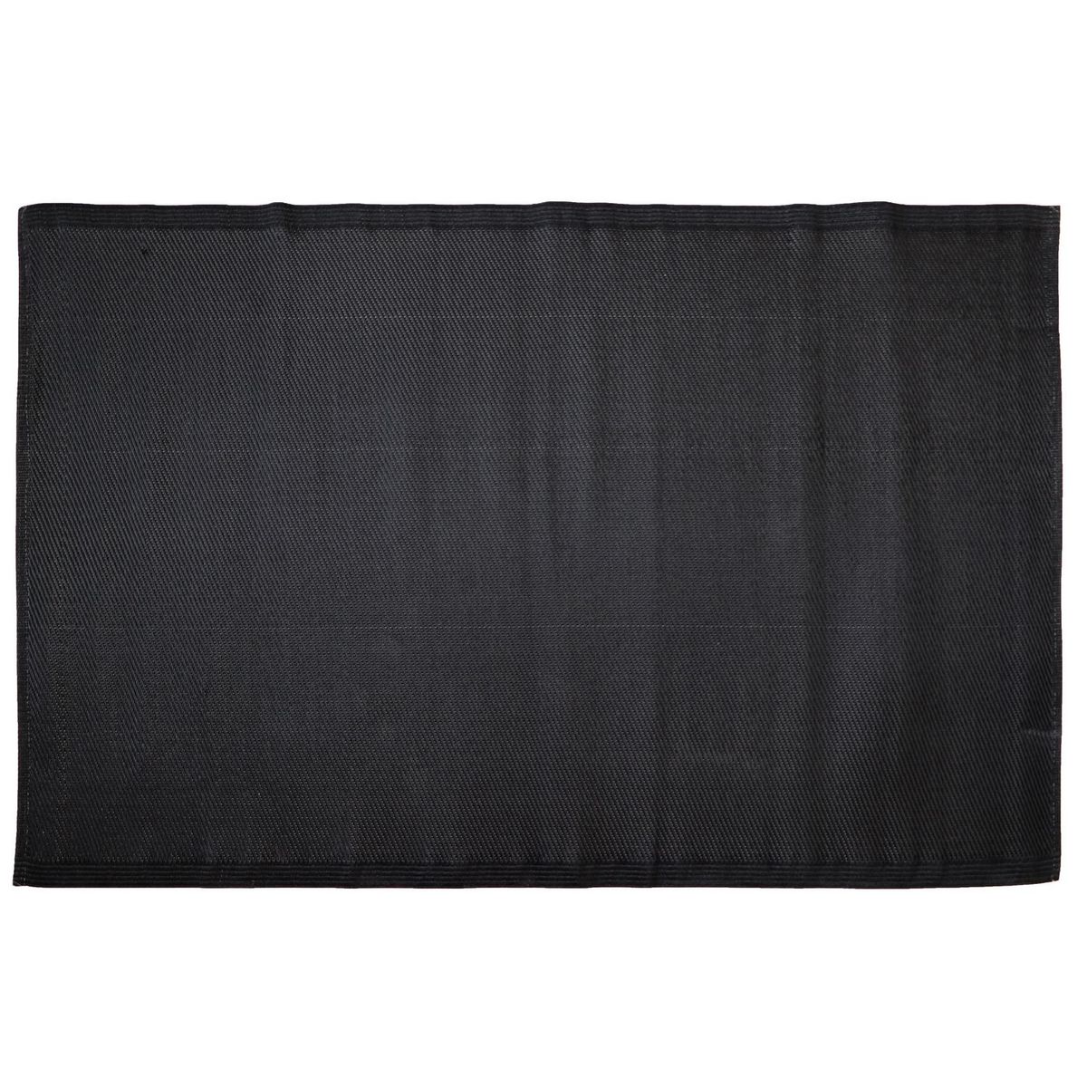 JUST HOME COLLECTION - Alfombra de Terraza Industrial Negro 180x120cm