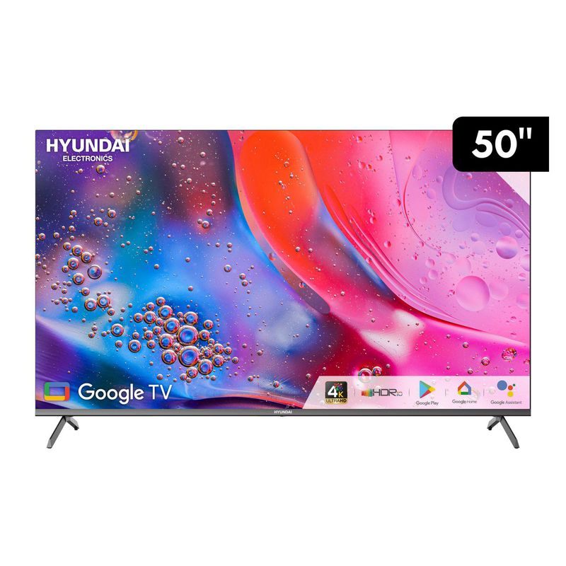 HYUNDAI - Televisor Smart Google TV Hyundai 50" Ultra HD 4K HYLED5020G4KM