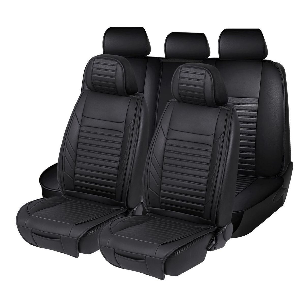 AUTOSTYLE - Set de Fundas para Asiento de Autos Cuero Art