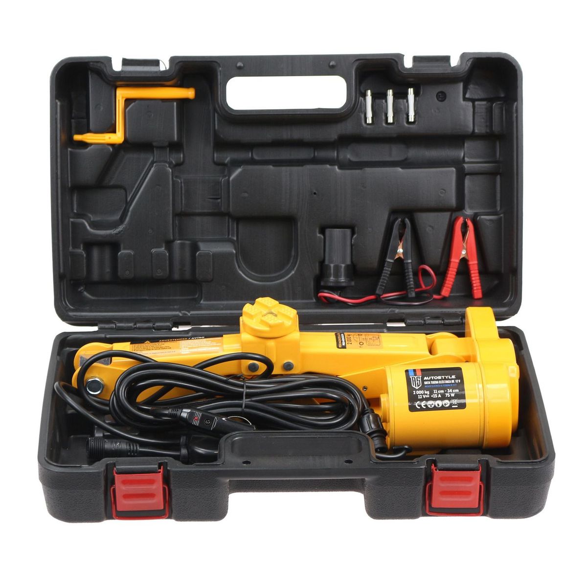 AUTOSTYLE - Gata Tijera Eléctrica 12V 2 toneladas