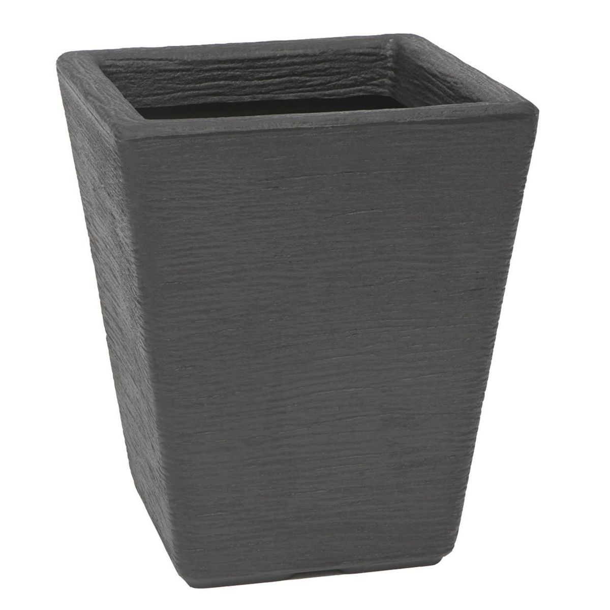 JUST HOME COLLECTION - Maceta Trapezio Negro 30x35cm