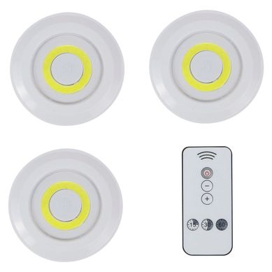 Pack 3 Luz Led con Control 100lm