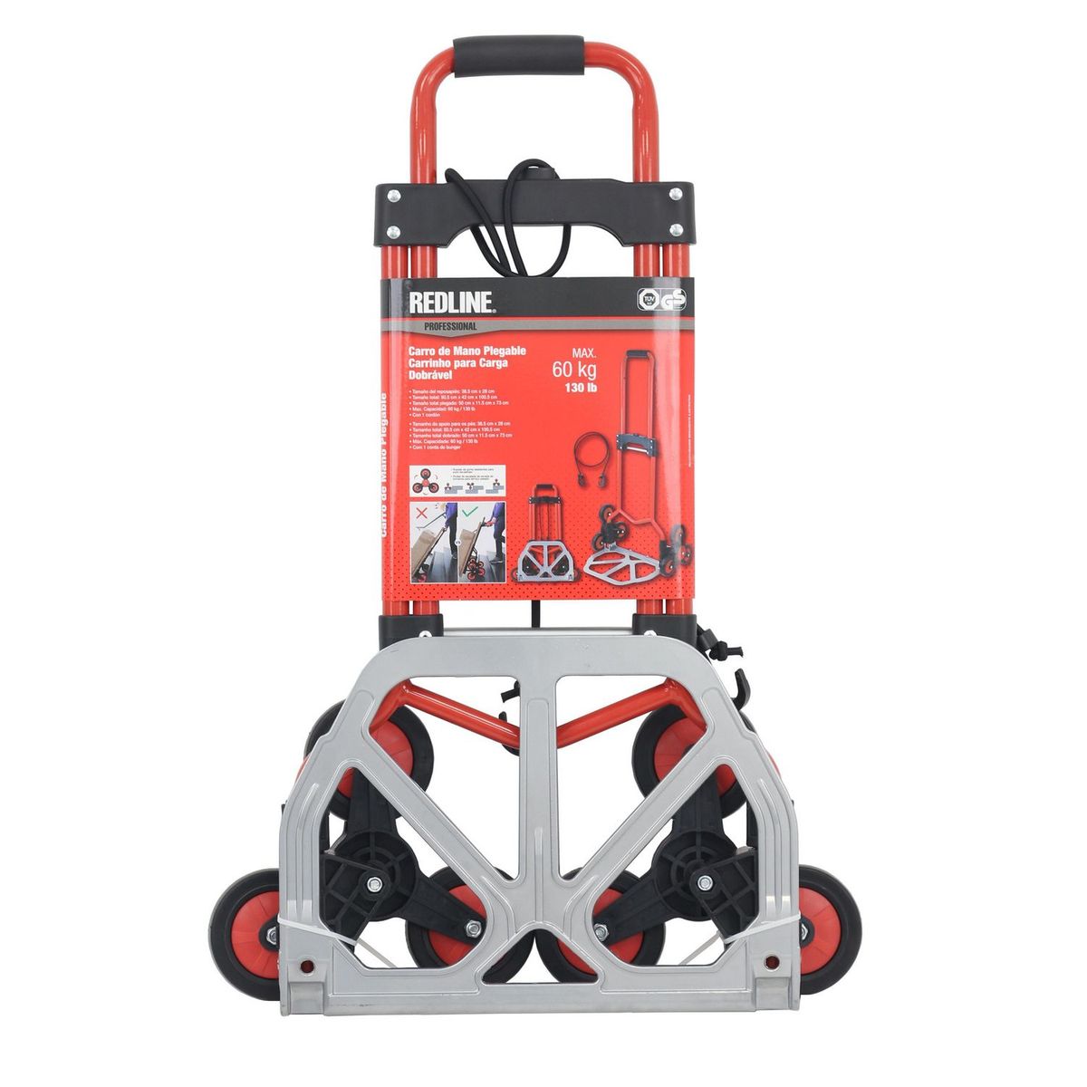 REDLINE - Carro de Carga Plegable Redline 60Kg