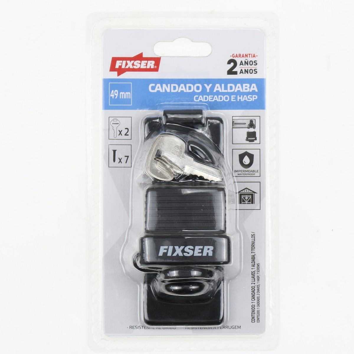 FIXSER - Set Candado + Aldaba Fixser