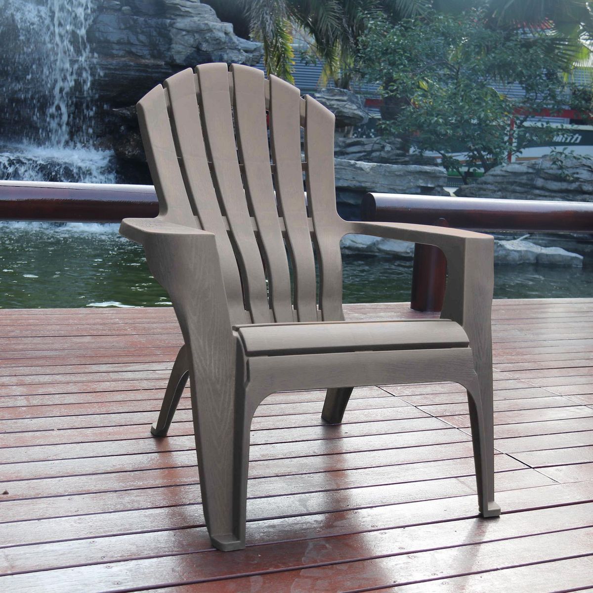 JUST HOME COLLECTION - Sillón de Resina Taupe