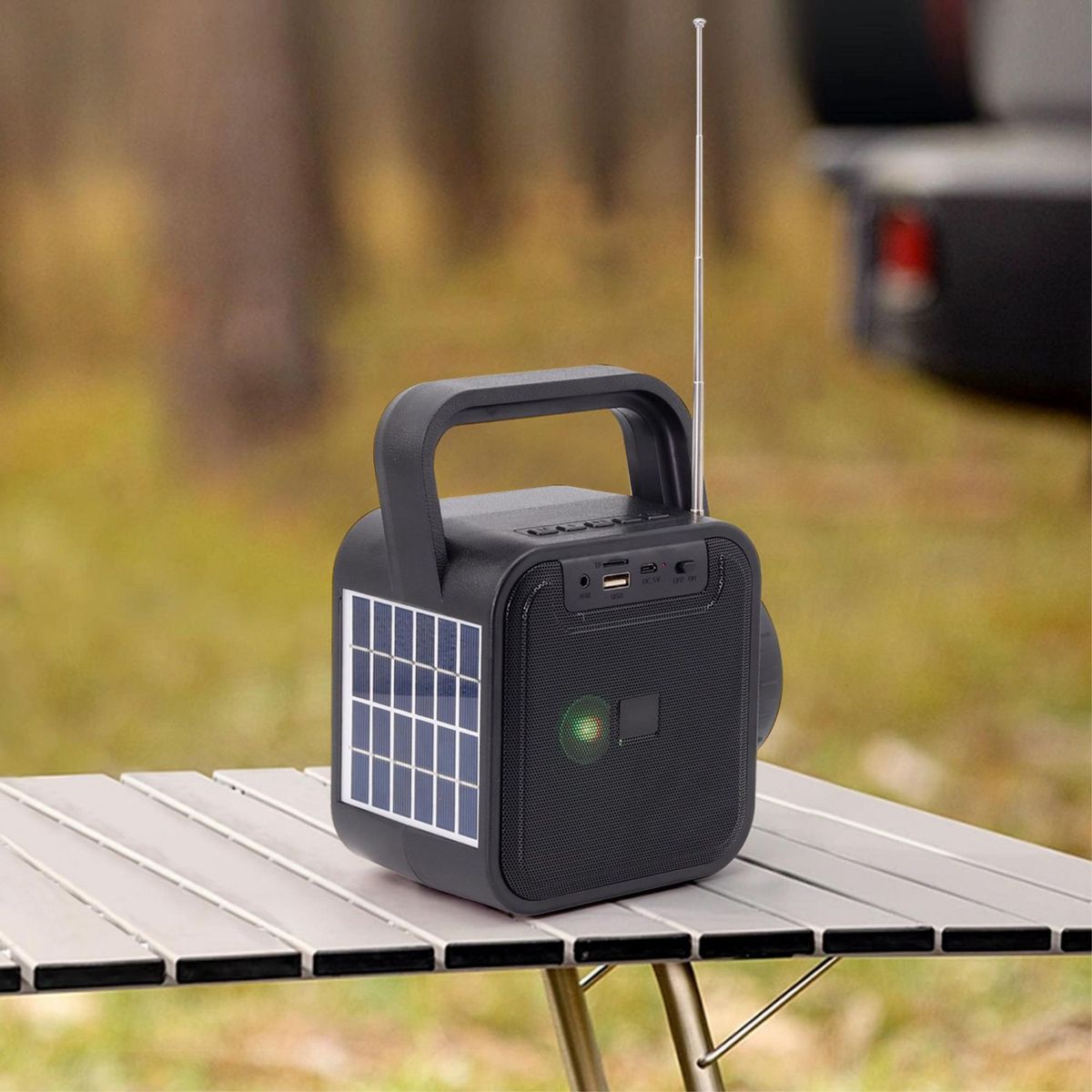 DAIRU - Parlante Bluetooth Solar Dairu Negro