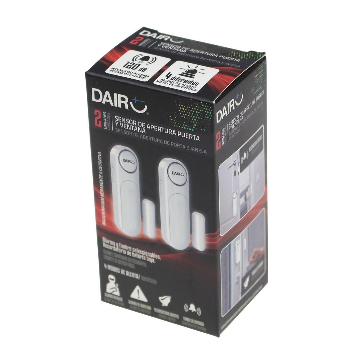 DAIRU - Kit Alarma Puerta/Ventana Dairu Blanco