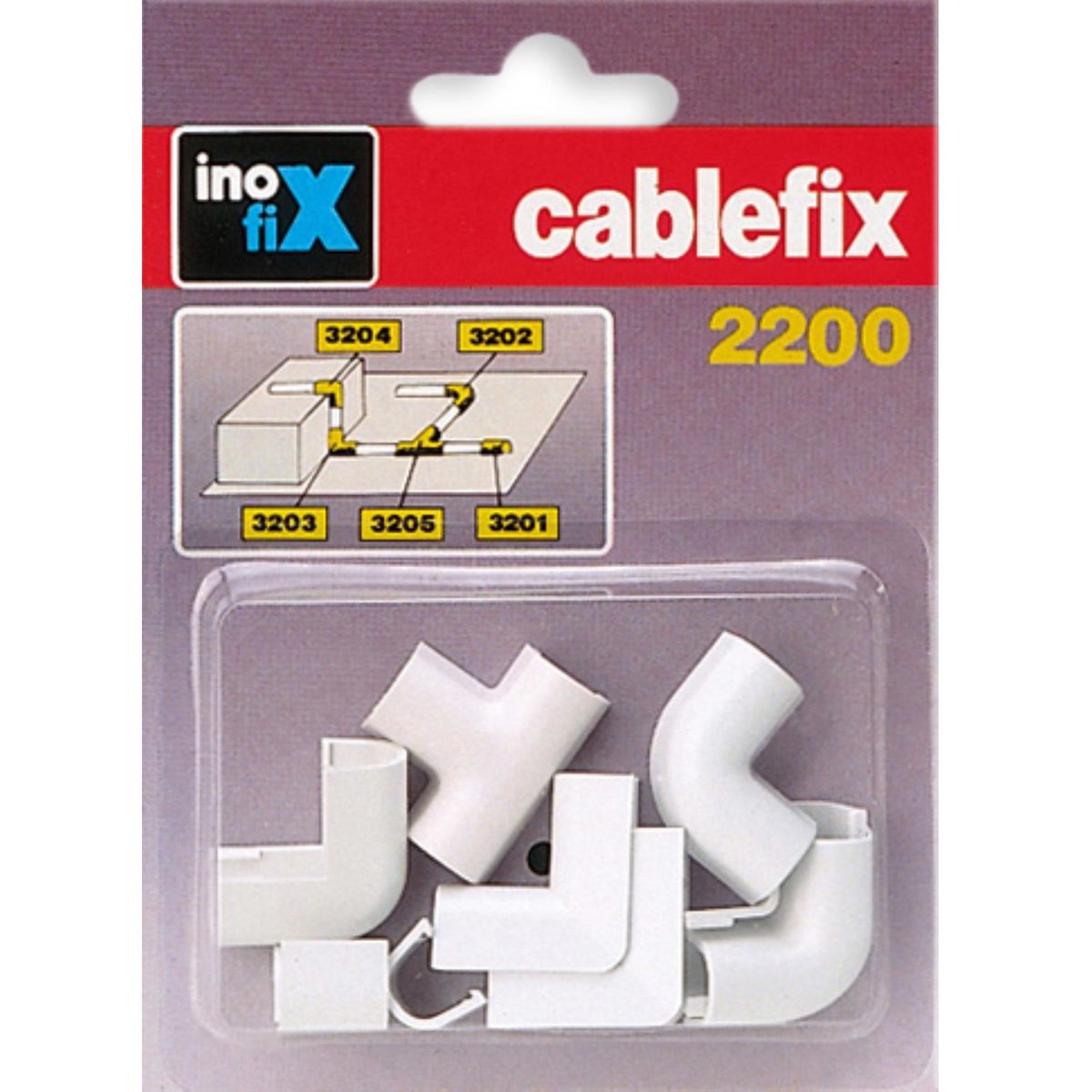 INOFIX - Accesorios para Canaleta 5.5x5mm Blanco