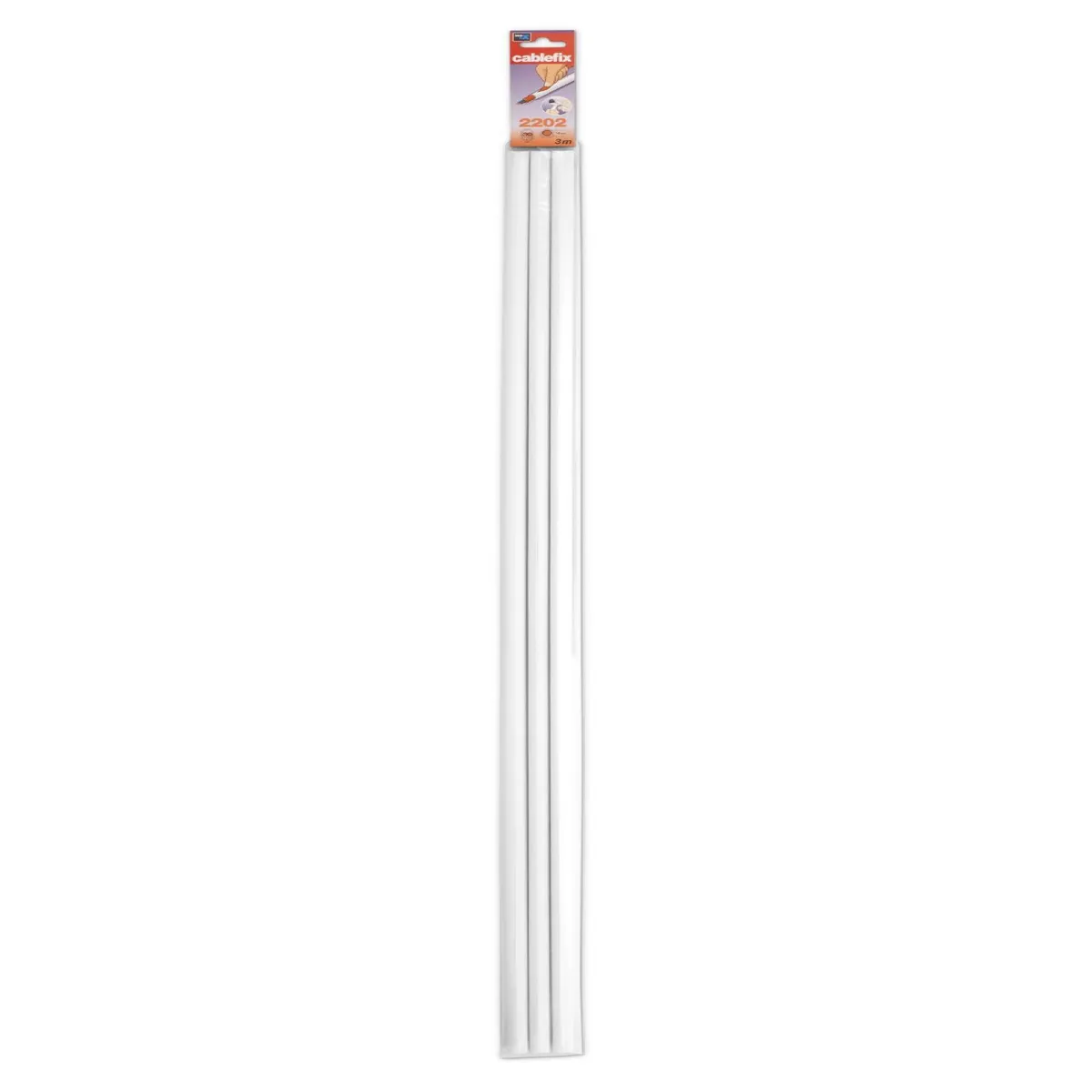 INOFIX - Canaleta Adhesiva Cablefix 10.5x10mm Blanco