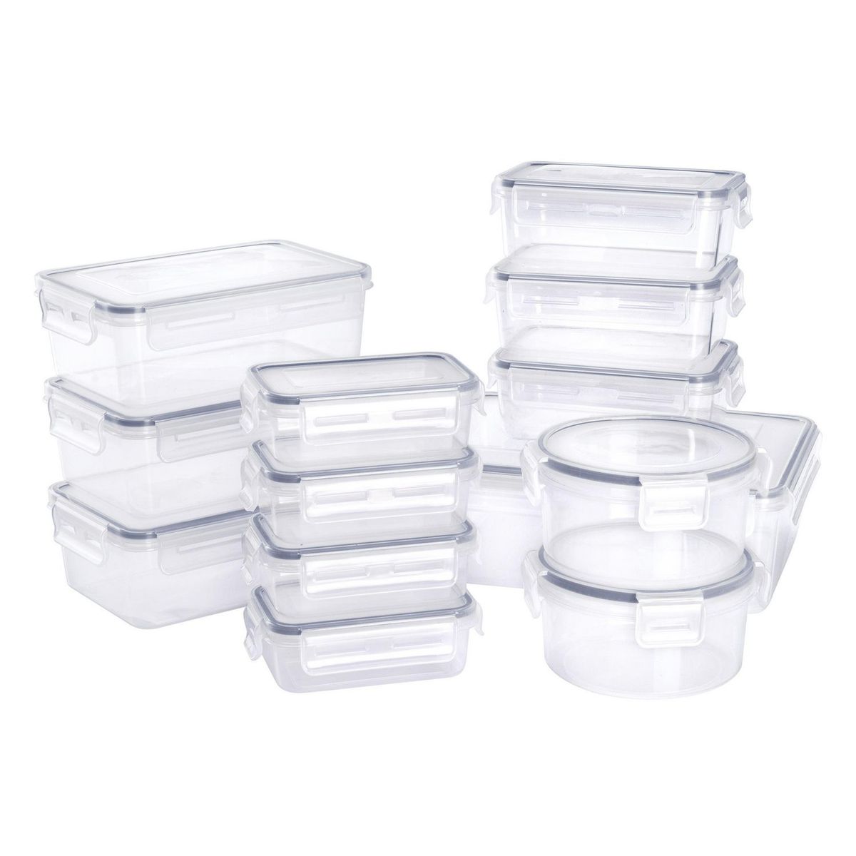 JUST HOME COLLECTION - Set de Tapers de Plástico 26 Piezas