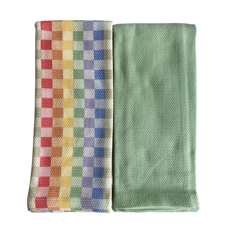 JUST HOME COLLECTION - Set de Paño Cocina 2 Piezas 40x65cm