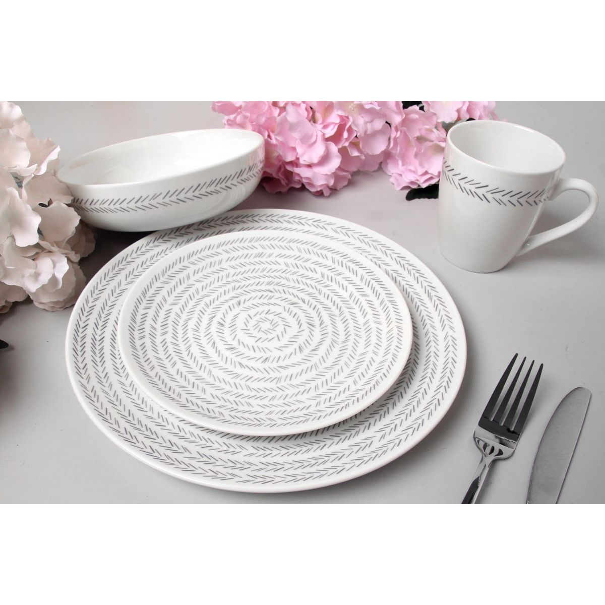 JUST HOME COLLECTION - Juego de Loza Josefina 16 Piezas