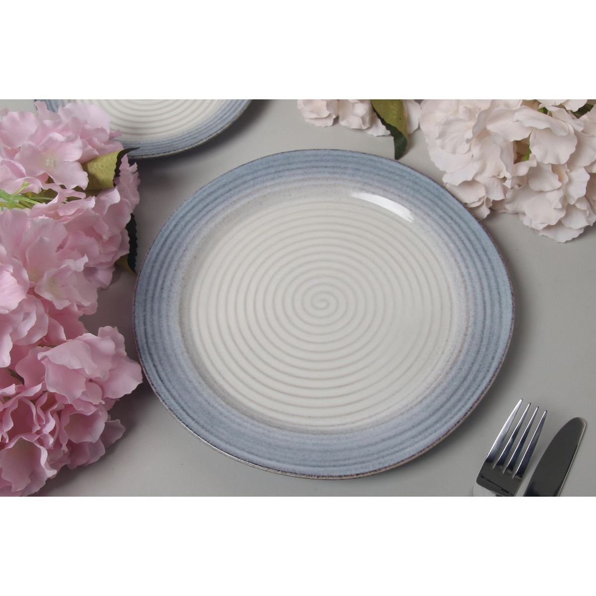 JUST HOME COLLECTION - Plato Ring Azul 26.5cm