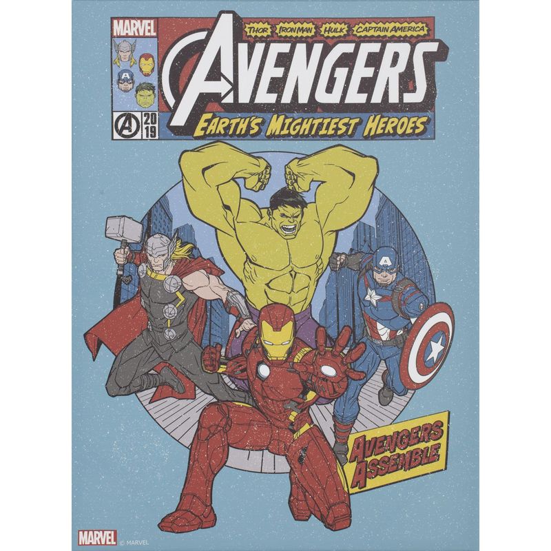 MARVEL - Cuadro Canvas Avengers Ready 57X77 CM