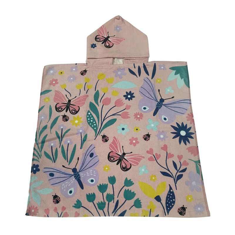 JUST HOME COLLECTION - Toalla Capucha Mariposa Niña
