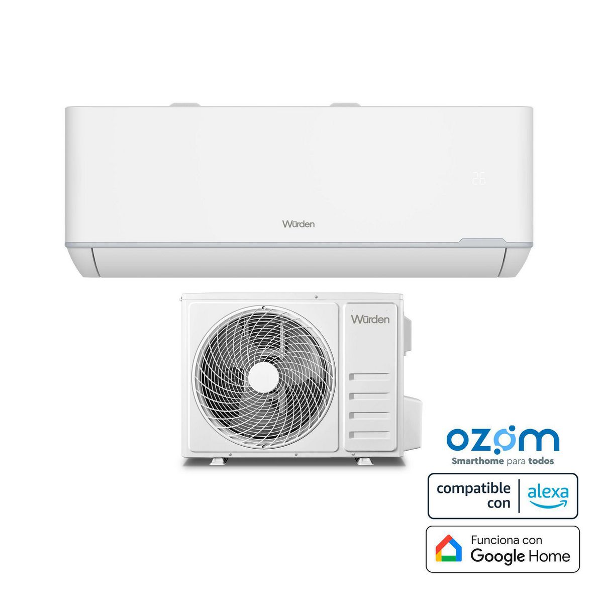 WURDEN - Aire Acondicionado Split 18000 Inverter Wi-Fi