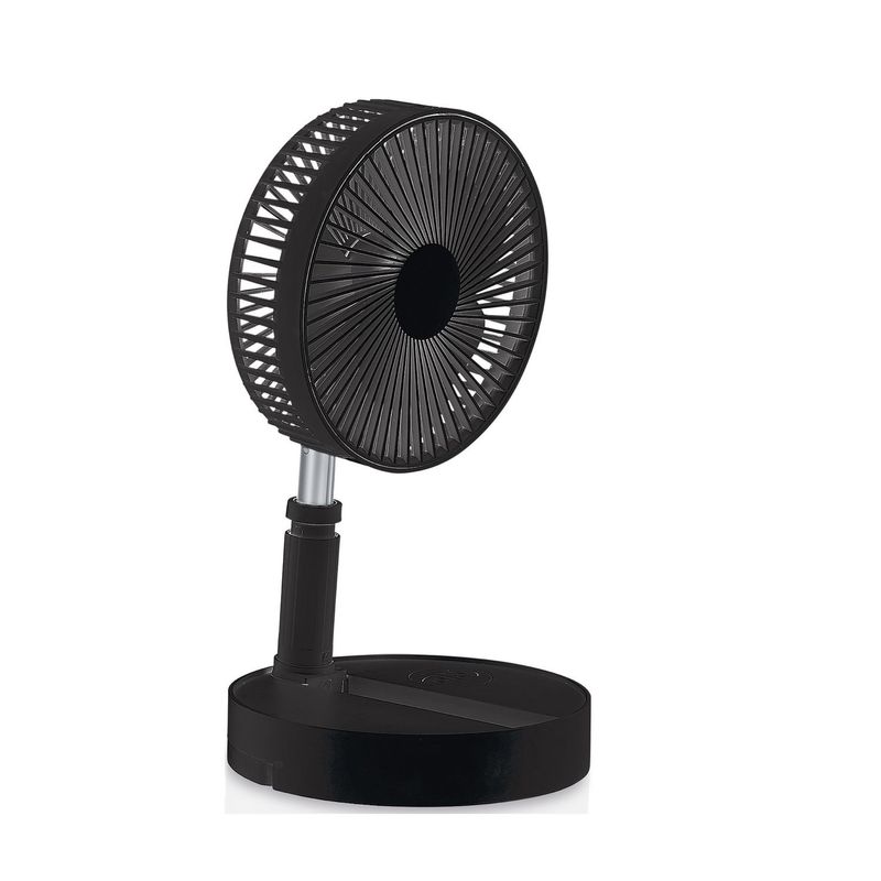 RECCO - Ventilador de Sobremesa Batería Recargable USB Recco Negro