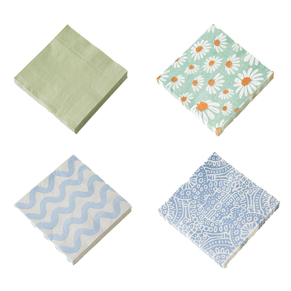 JUST HOME COLLECTION - Servilletas Papel 4 Diseños Surtido