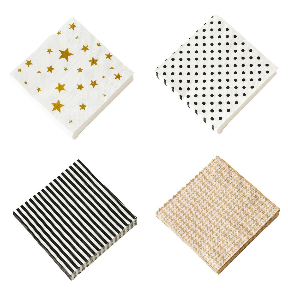 JUST HOME COLLECTION - Servilletas Papel 4 Diseños Surtido