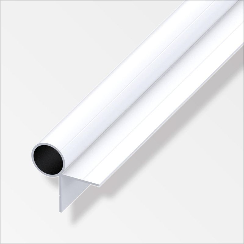 ALFER - Tubo Redondo 2Br Blanco 2.5M