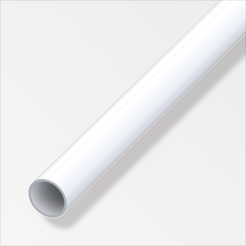 ALFER - Tubo Redondo 23.5 Blanco 2.5M