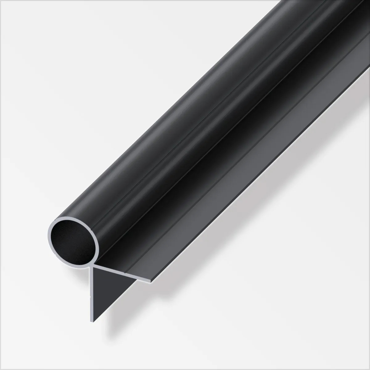 ALFER - Tubo Redondo 2Br Negro 23.5