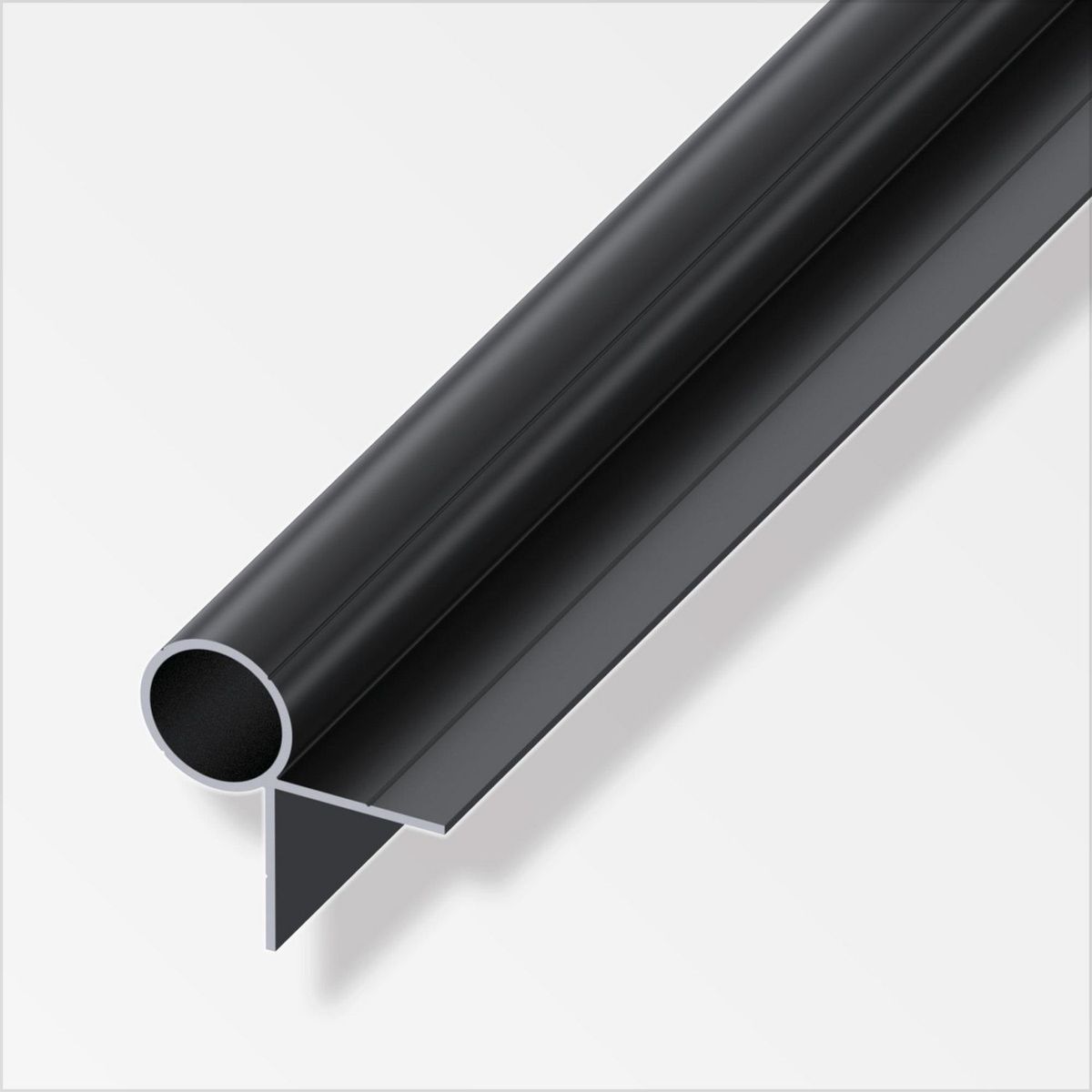 ALFER - Tubo Redondo 2Br Negro 23.5