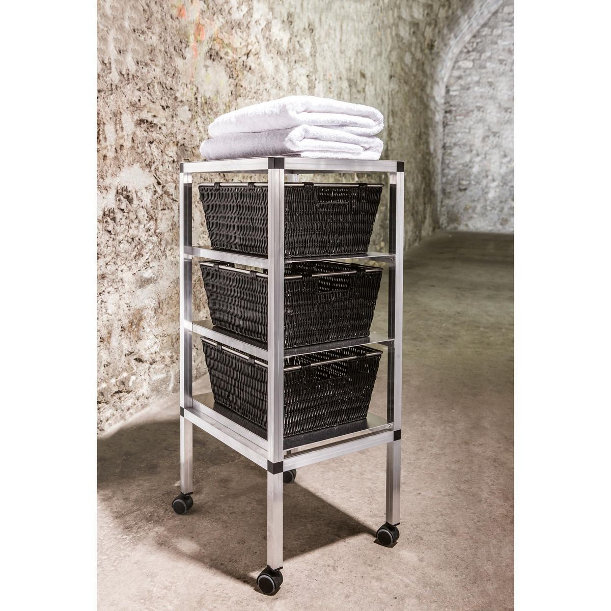 ALFER - Conector Esquina Plástico Negro