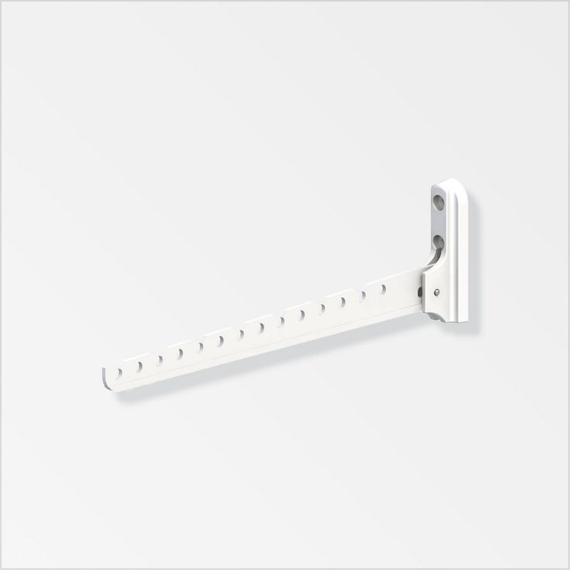 ALFER - Gancho Ropa 330 Aluminio Bco