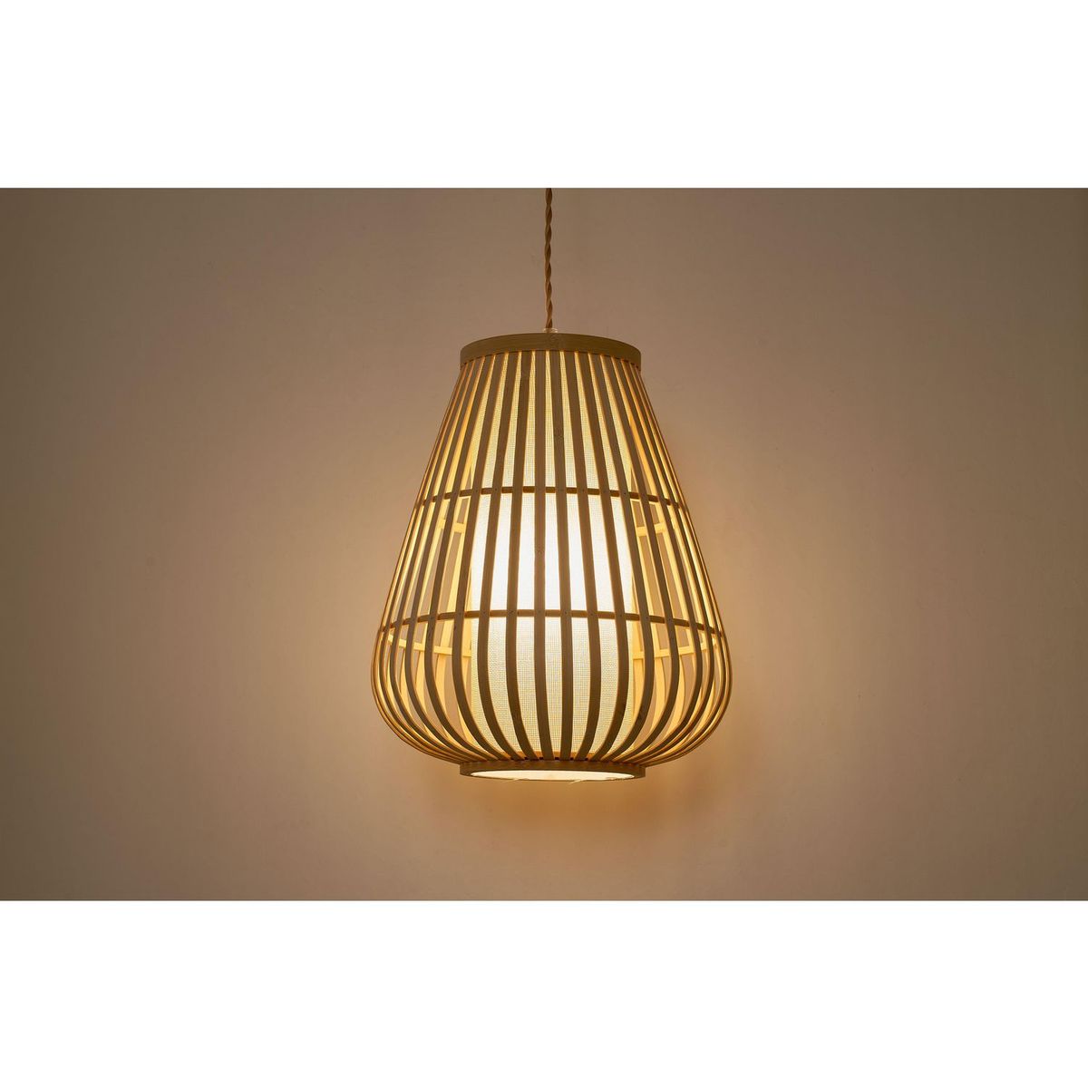 JUST HOME COLLECTION - Lámpara Colgante Belu 1L E27 Natural