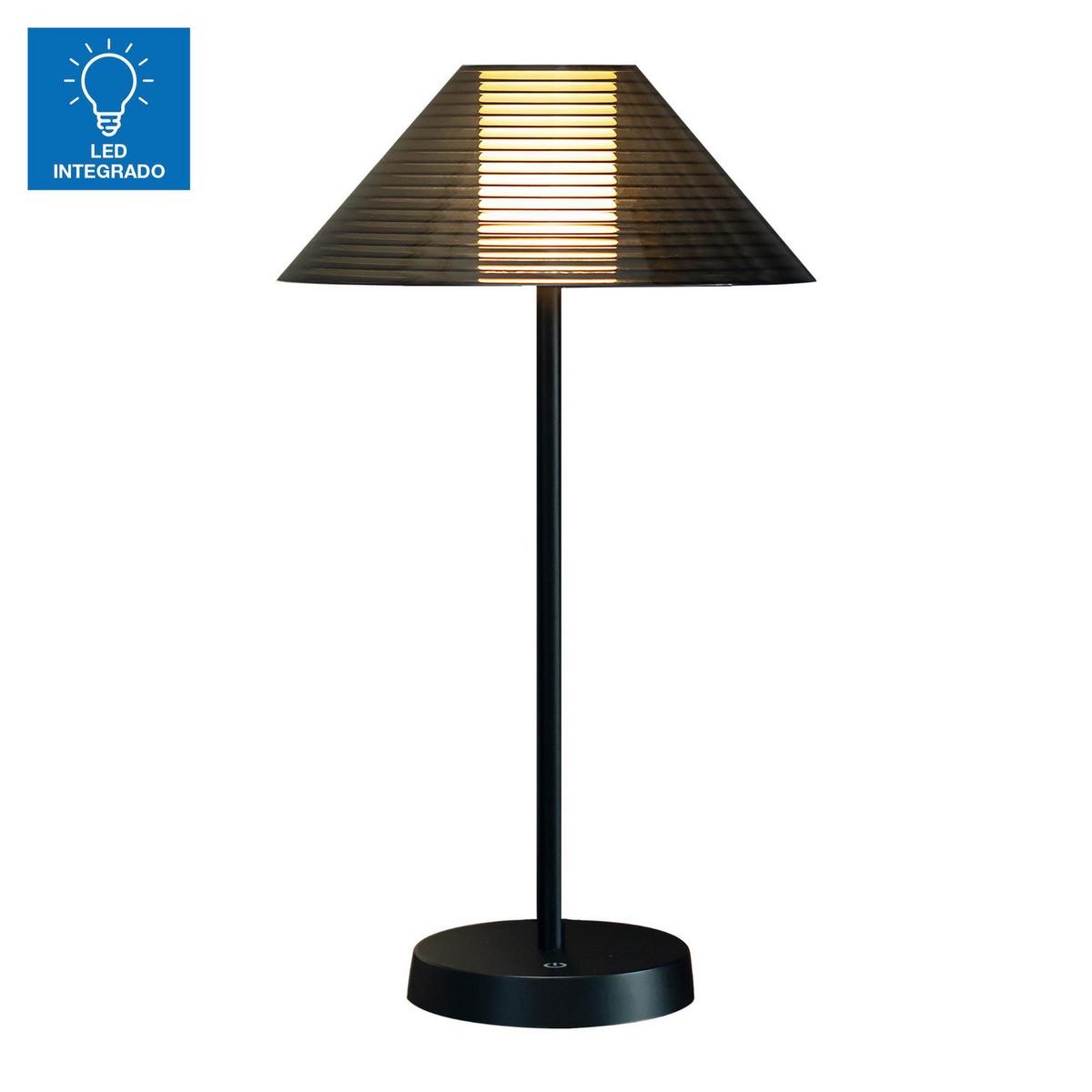 JUST HOME COLLECTION - Lámpara de Escritorio LED a Batería 2W Luz Cálida