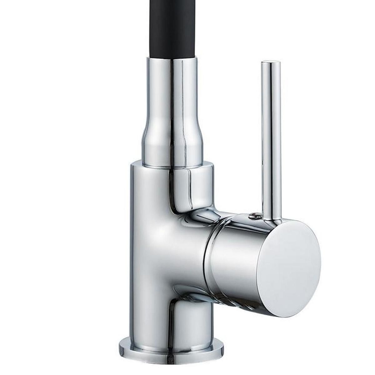 SENSI DACQUA - Monomando Flexible Pipa Negro