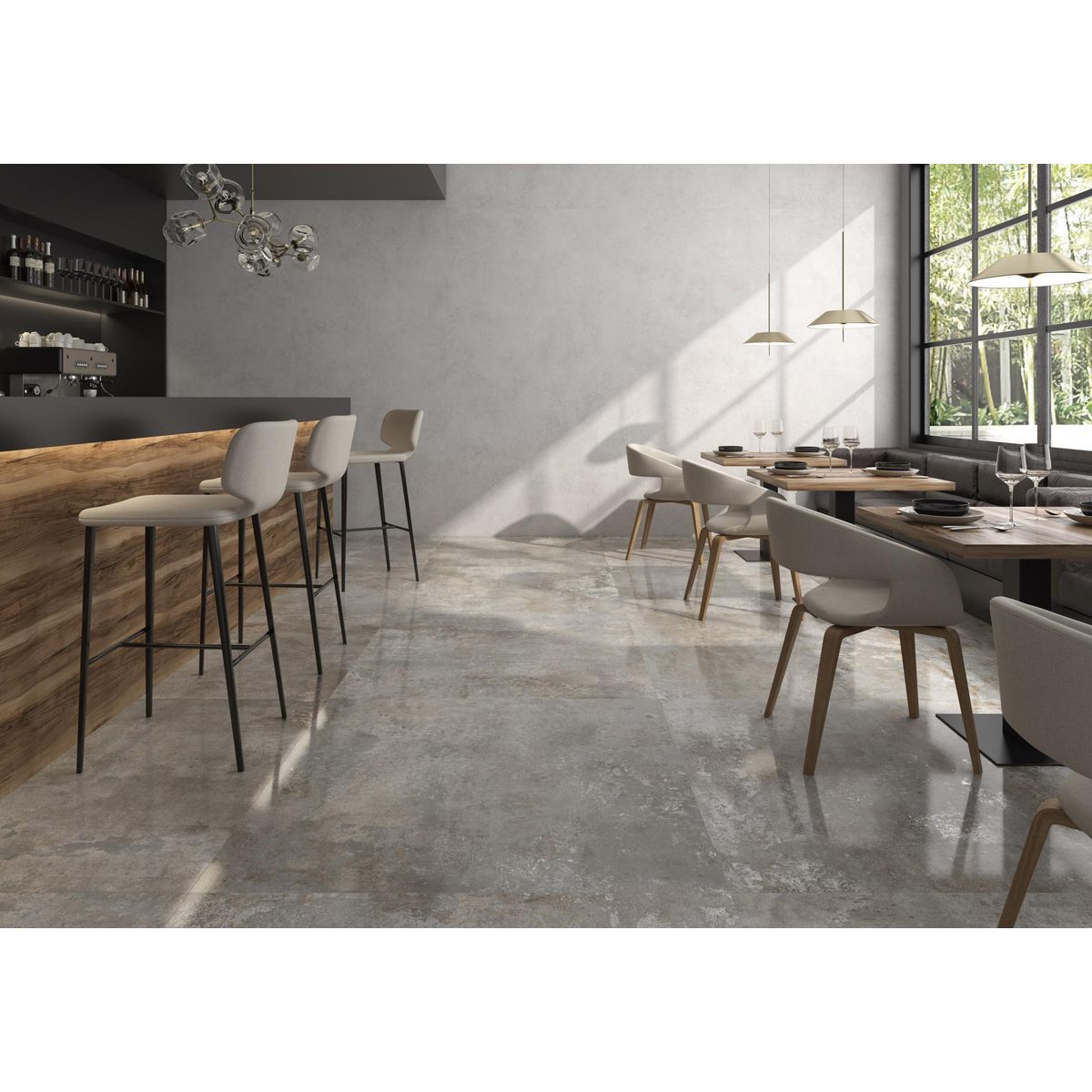 PAMESA - Porcelanato Rusty Silver de 60 x 120 Centímetros 1.44 Metros Cuadrados