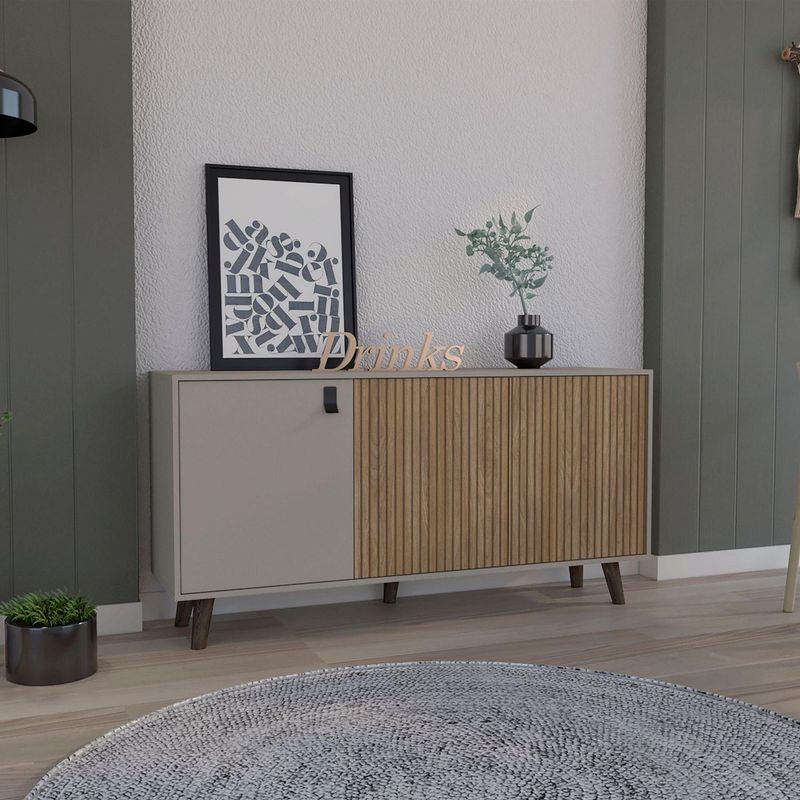 JUST HOME COLLECTION - Mueble Auxiliar 3 Puertas Funes